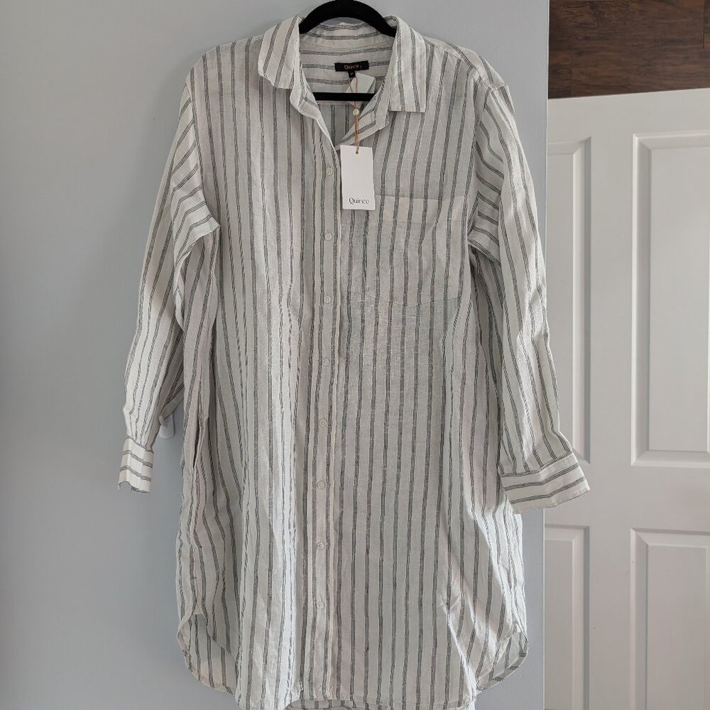 Quince Shirt Dress